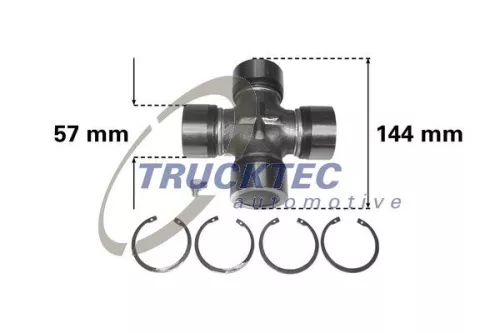TRUCKTEC AUTOMOTIVE Joint, articulated shaft (05.34.001)