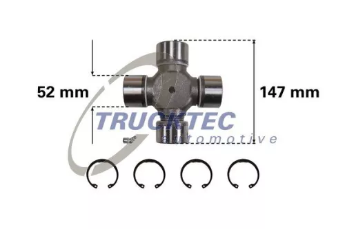 TRUCKTEC AUTOMOTIVE Joint, articulated shaft (05.34.002)