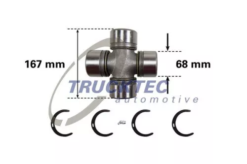 TRUCKTEC AUTOMOTIVE Joint, articulated shaft (01.34.037)