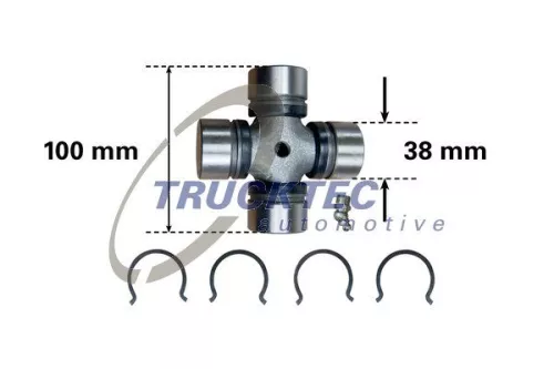 TRUCKTEC AUTOMOTIVE Joint, articulated shaft (01.34.010)