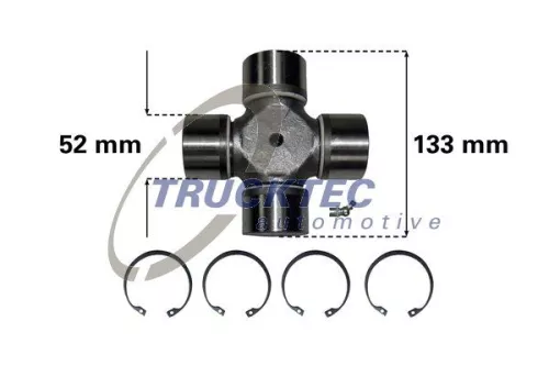 TRUCKTEC AUTOMOTIVE Joint, articulated shaft (01.34.011)