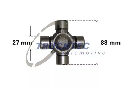 TRUCKTEC AUTOMOTIVE Joint, articulated shaft (02.34.044)