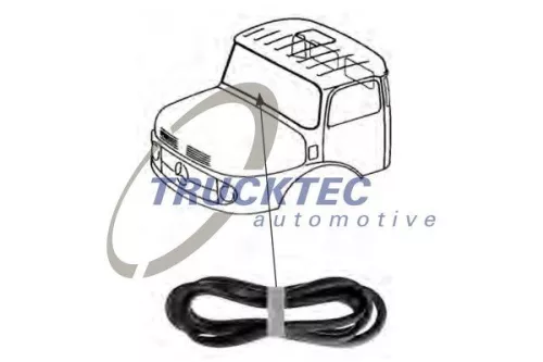 TRUCKTEC AUTOMOTIVE Seal, windscreen (01.50.002)