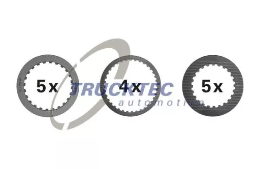 TRUCKTEC AUTOMOTIVE Friction Plate Set, multi-plate clutch (automatic transm.) (02.43.157)