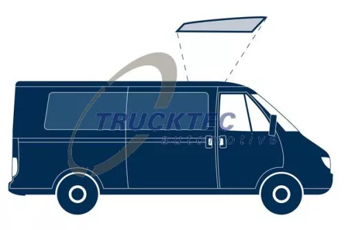 TRUCKTEC AUTOMOTIVE Seal, sunroof (02.54.056)
