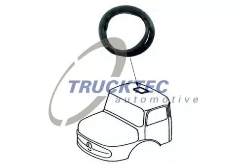 TRUCKTEC AUTOMOTIVE Trim/Protection Strip, roof (01.55.001)