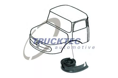 TRUCKTEC AUTOMOTIVE Trim/Protection Strip, wing (01.62.013)