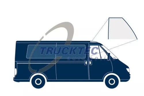 TRUCKTEC AUTOMOTIVE Trim/Protection Strip, side window (01.67.161)