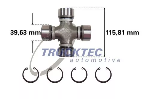 TRUCKTEC AUTOMOTIVE Joint, articulated shaft (03.34.013)