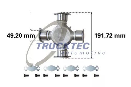 TRUCKTEC AUTOMOTIVE Joint, articulated shaft (03.34.014)