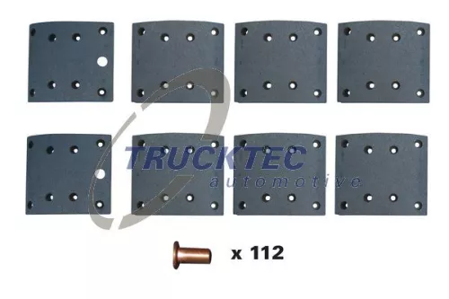 TRUCKTEC AUTOMOTIVE Brake Lining Kit, drum brake (03.35.121)