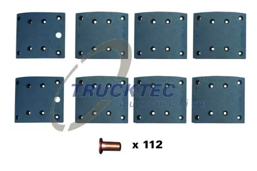 TRUCKTEC AUTOMOTIVE Brake Lining Kit, drum brake (03.35.125)
