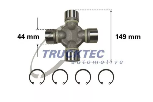 TRUCKTEC AUTOMOTIVE Joint, articulated shaft (04.40.001)