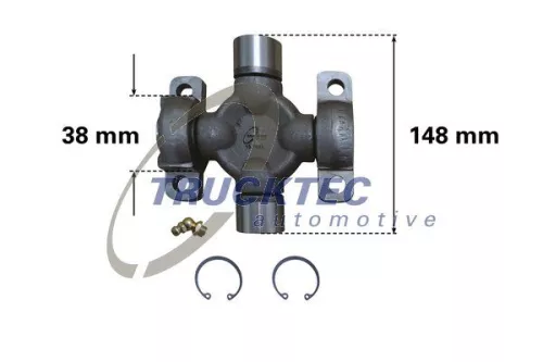 TRUCKTEC AUTOMOTIVE Joint, articulated shaft (04.40.003)