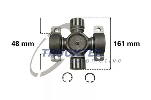 TRUCKTEC AUTOMOTIVE Joint, articulated shaft (04.40.006)