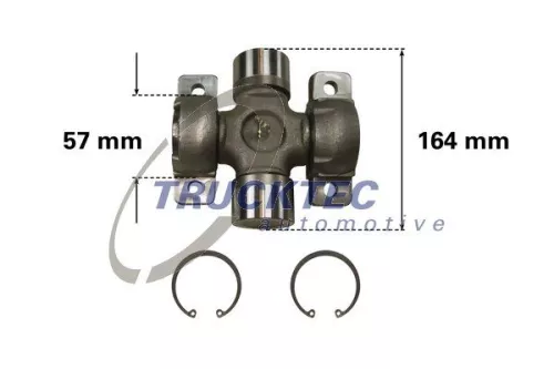 TRUCKTEC AUTOMOTIVE Joint, articulated shaft (04.40.007)