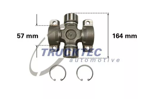 TRUCKTEC AUTOMOTIVE Joint, articulated shaft (04.40.008)