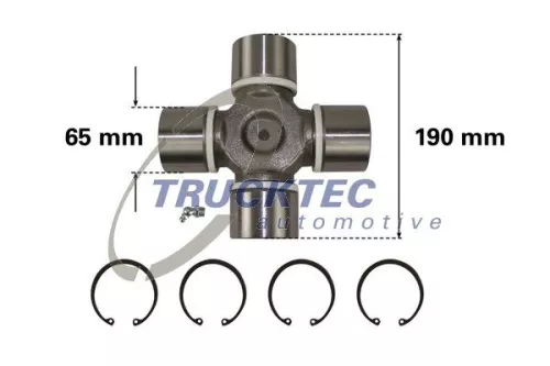 TRUCKTEC AUTOMOTIVE Joint, articulated shaft (04.40.009)